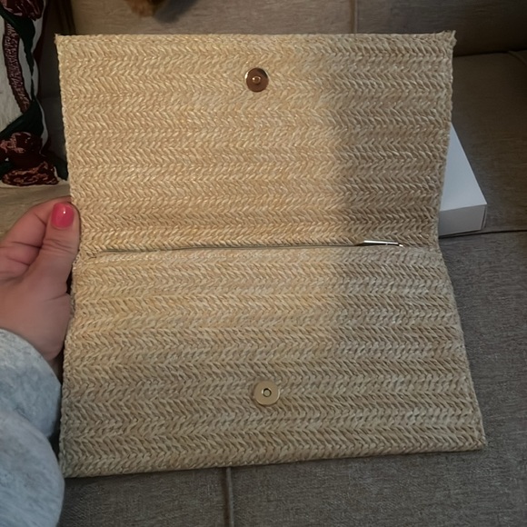 Dior Rattan Beige clutch with box - Picture 2 of 4